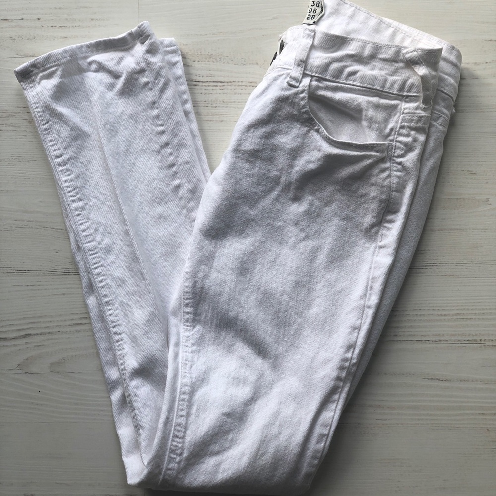 Zara White Denim